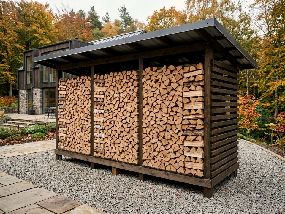 Укладка сезонного запаса — Яхрома, проезд Каштановый, 22